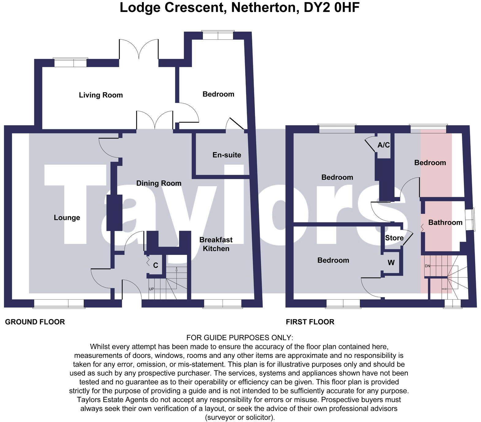 Lodge Crescent, Netherton, Dudley, DY2 0HF floorplan
