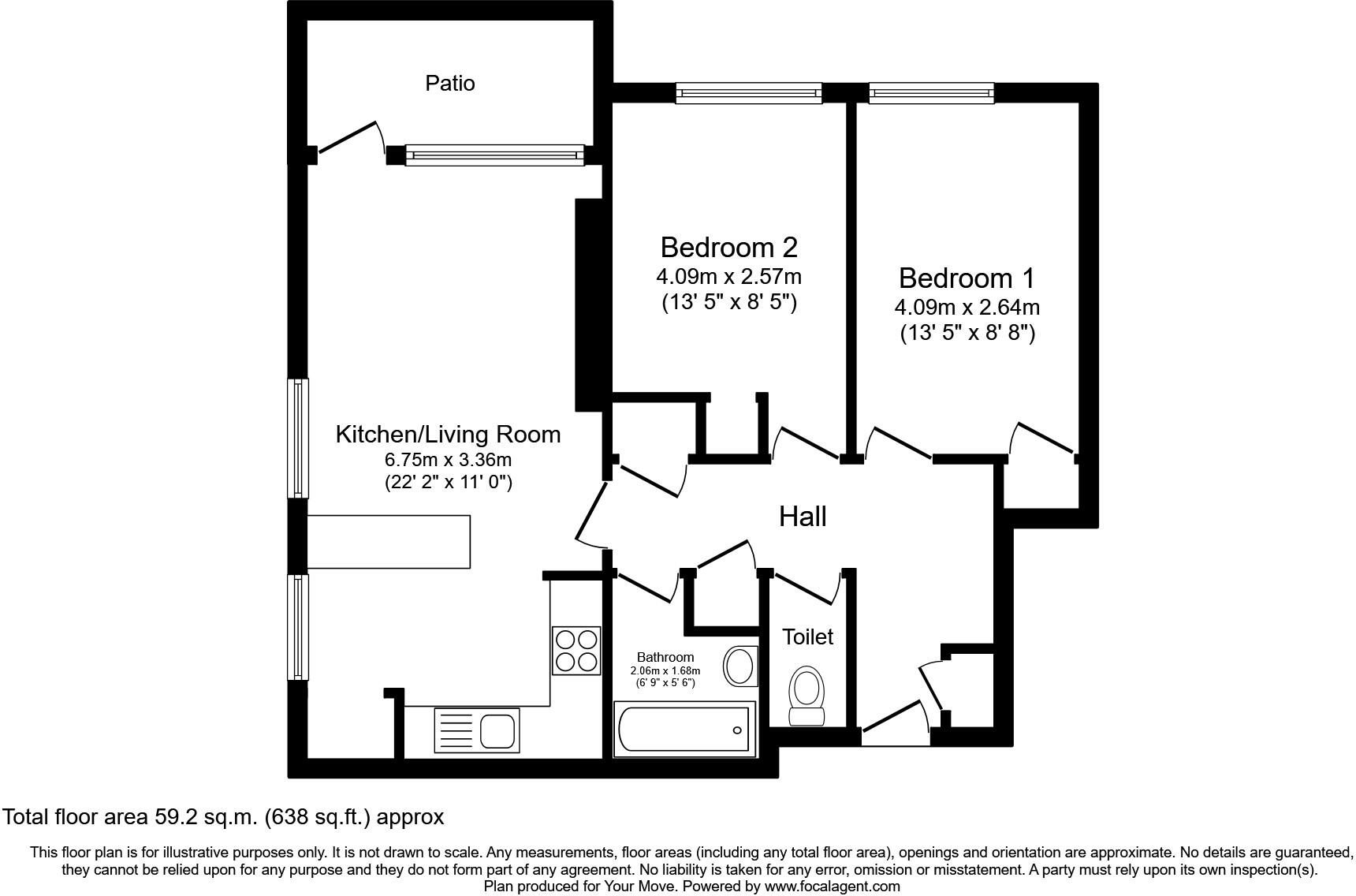 Stanbrook Road, London, SE2 floorplan