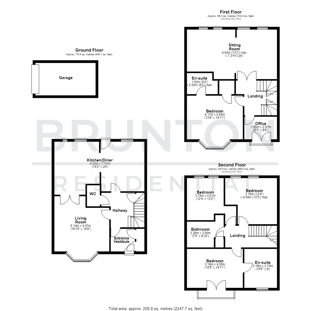 Featherstone Grove, Newcastle Upon Tyne, NE3 floorplan