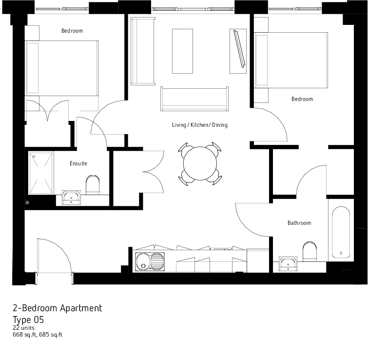 Brook Point, Bloomery Place, Sheffield floorplan