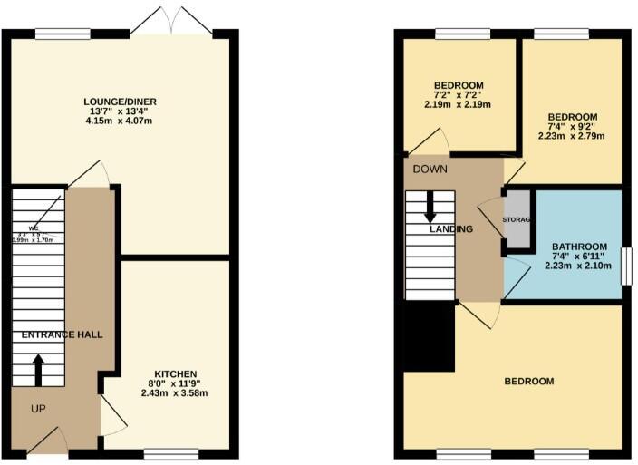 Croft Close, Greencroft, Stanley, DH9 floorplan