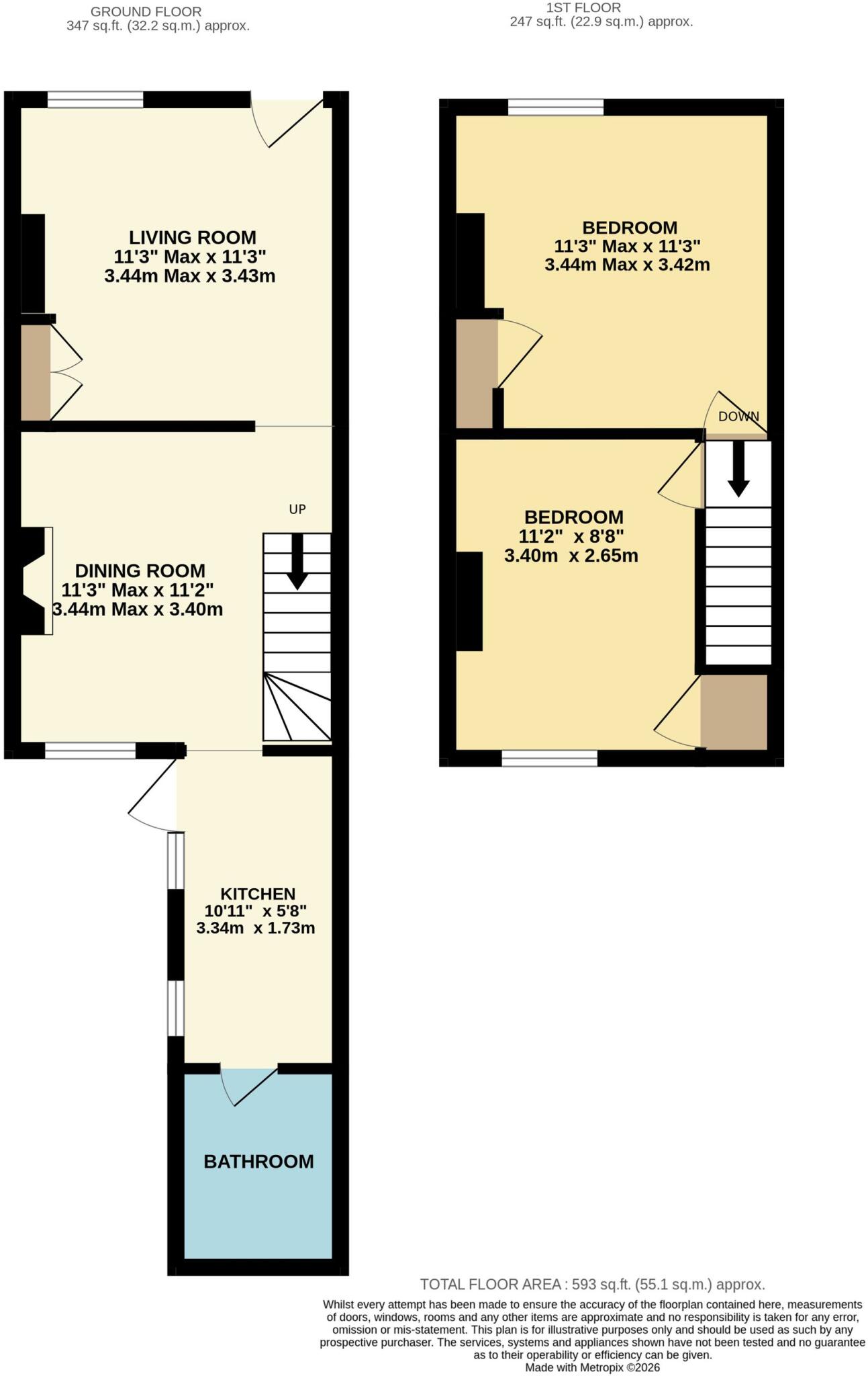 Queens Road, Watford, WD17 floorplan