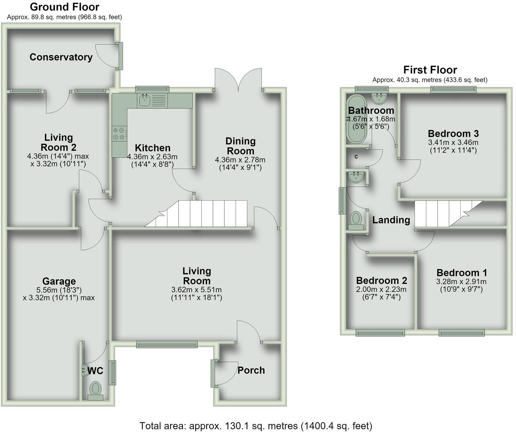 11, Blenheim Close, Hawarden, CH5 floorplan