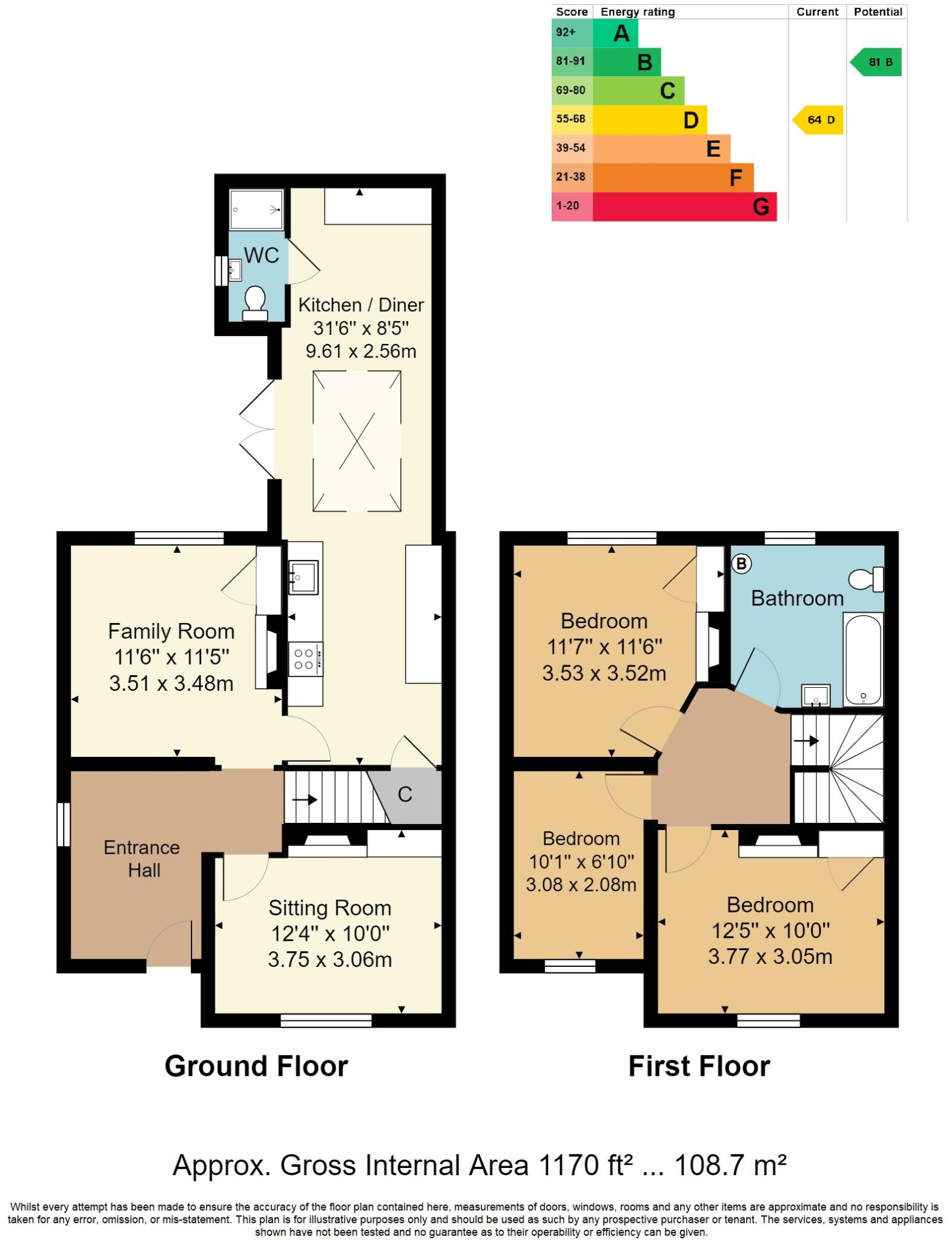 Eridge Road, TUNBRIDGE WELLS floorplan