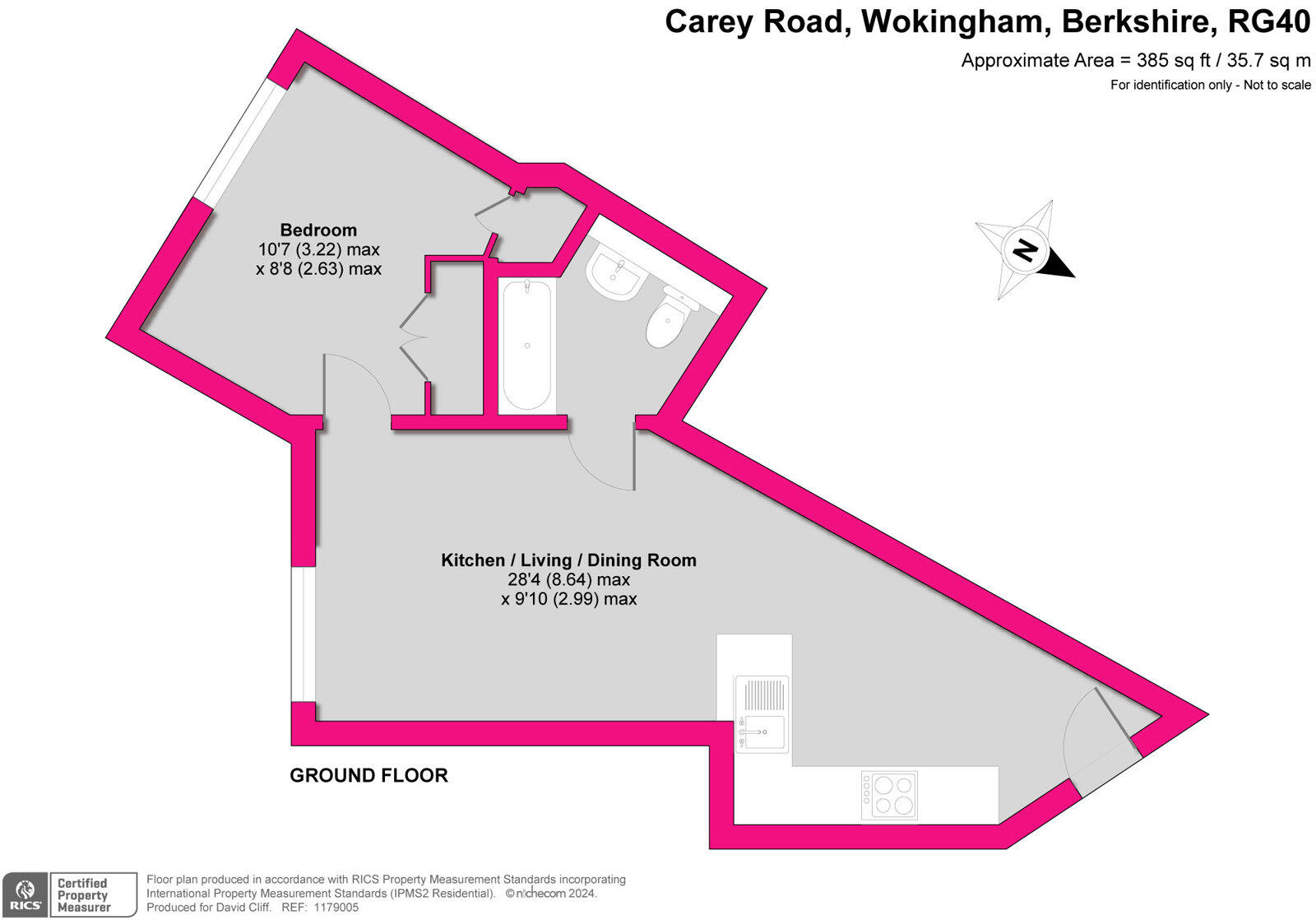 Carey Road, Wokingham, Berkshire, RG40 floorplan