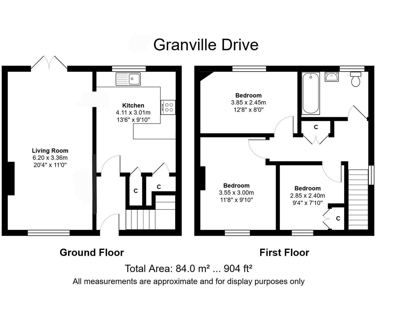 Granville Drive, Forest Hall, Newcastle Upon Tyne, NE12 floorplan
