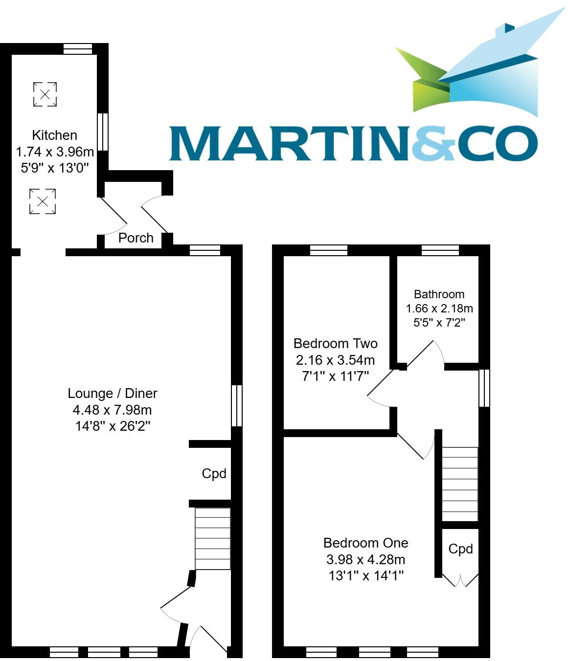 Goodley, Oakworth floorplan