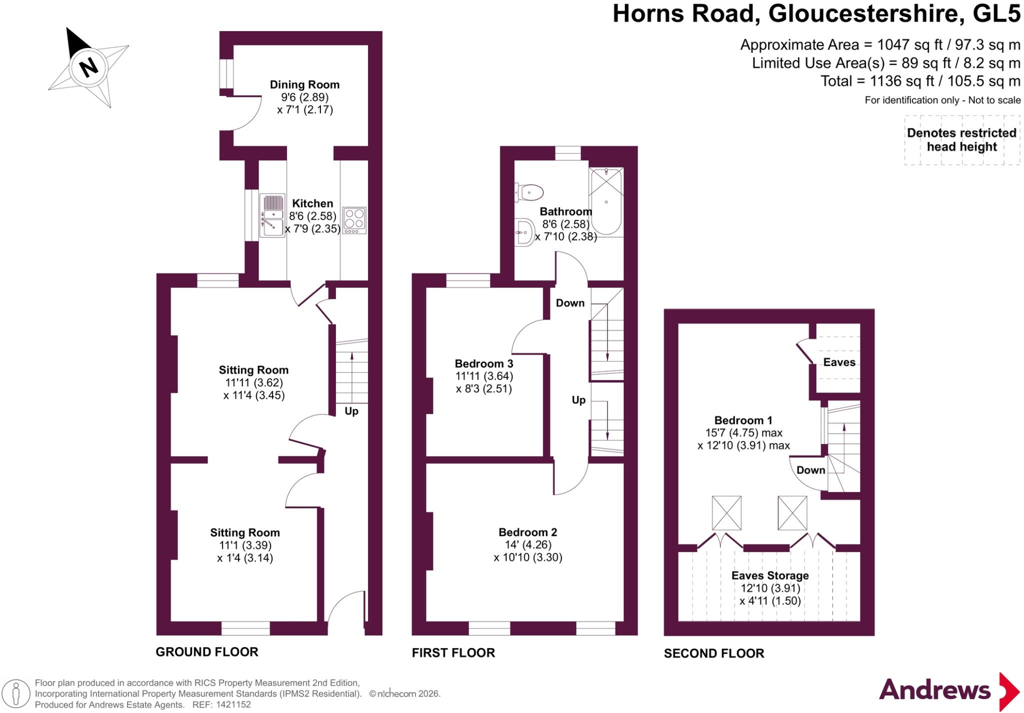 Horns Road, Stroud, Gloucestershire, GL5 floorplan
