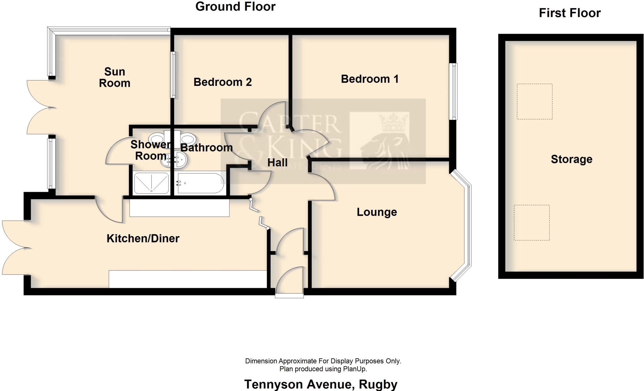 Tennyson Avenue, Shakespeare Gardens, Rugby floorplan