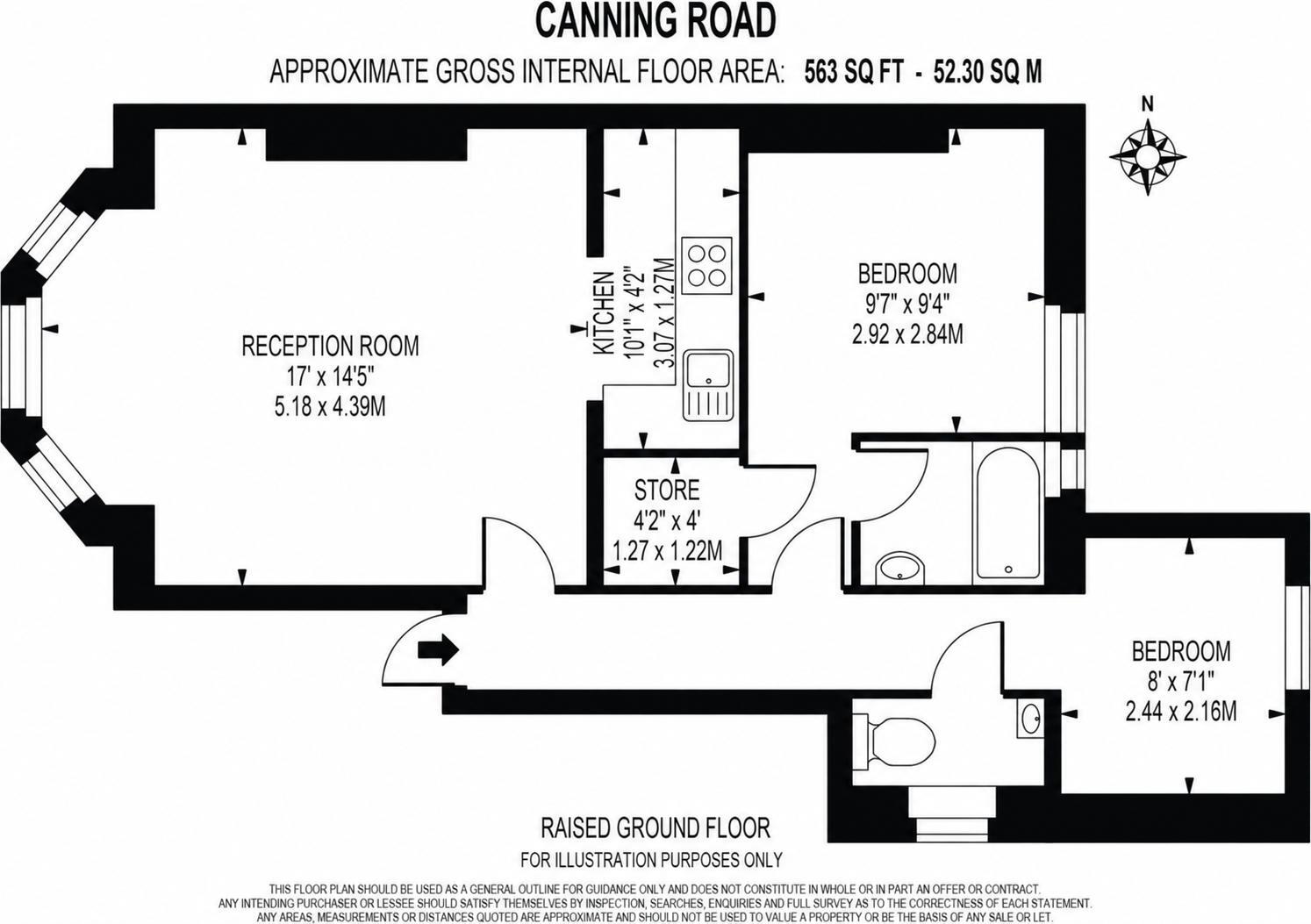 Canning Road, Croydon, CR0 floorplan