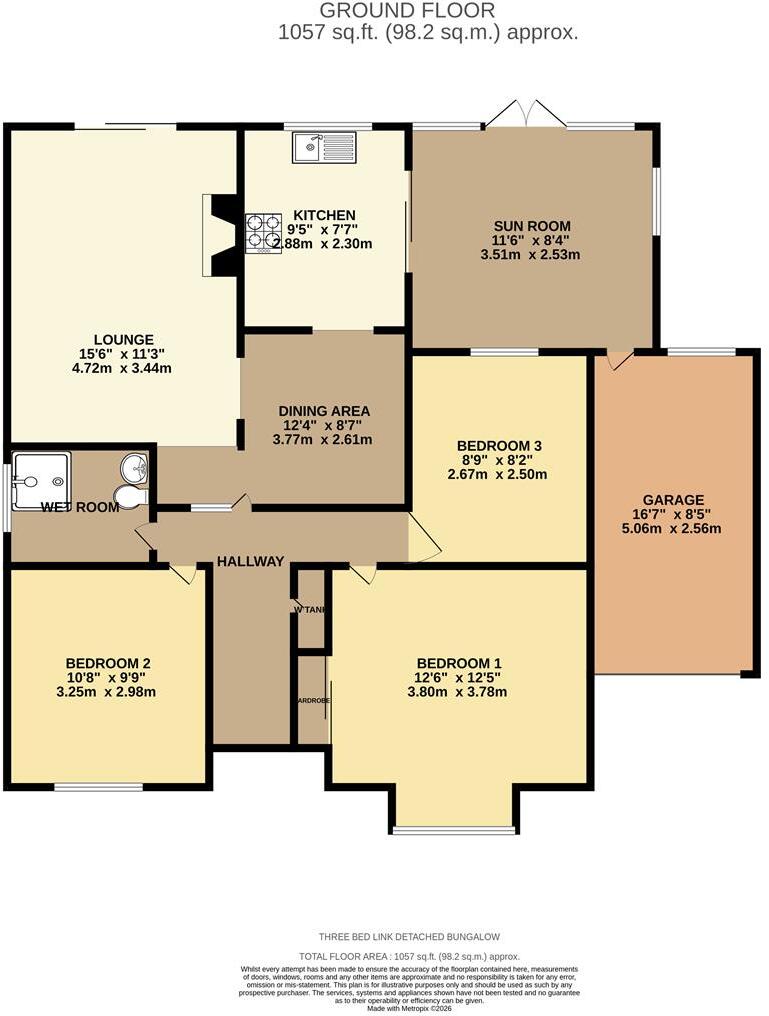 Partridge Close, Bamford, Rochdale floorplan