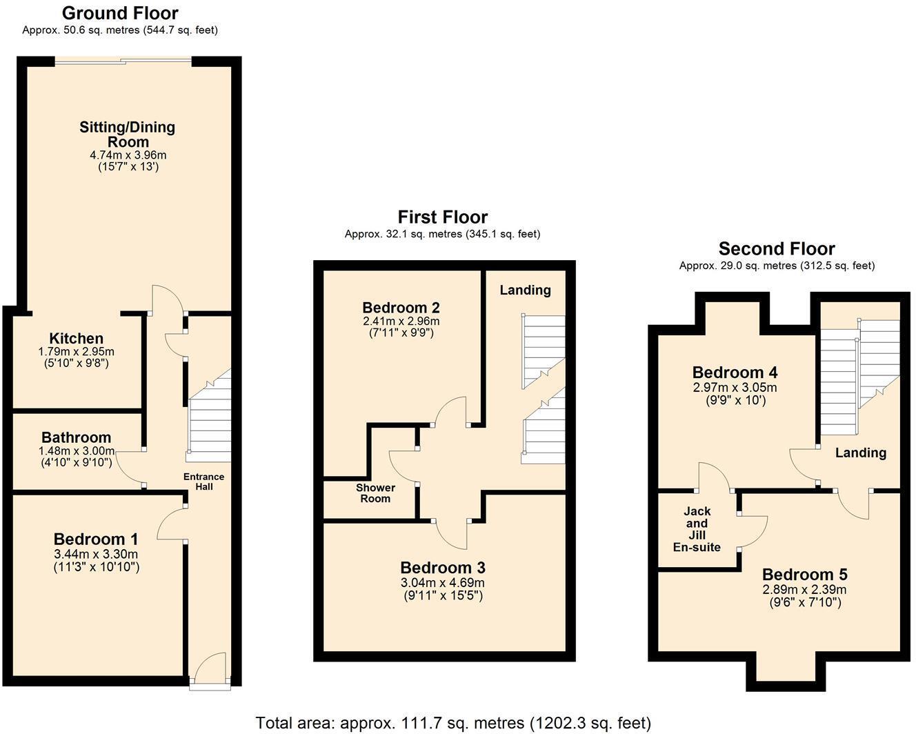 Portland Street, Exeter floorplan
