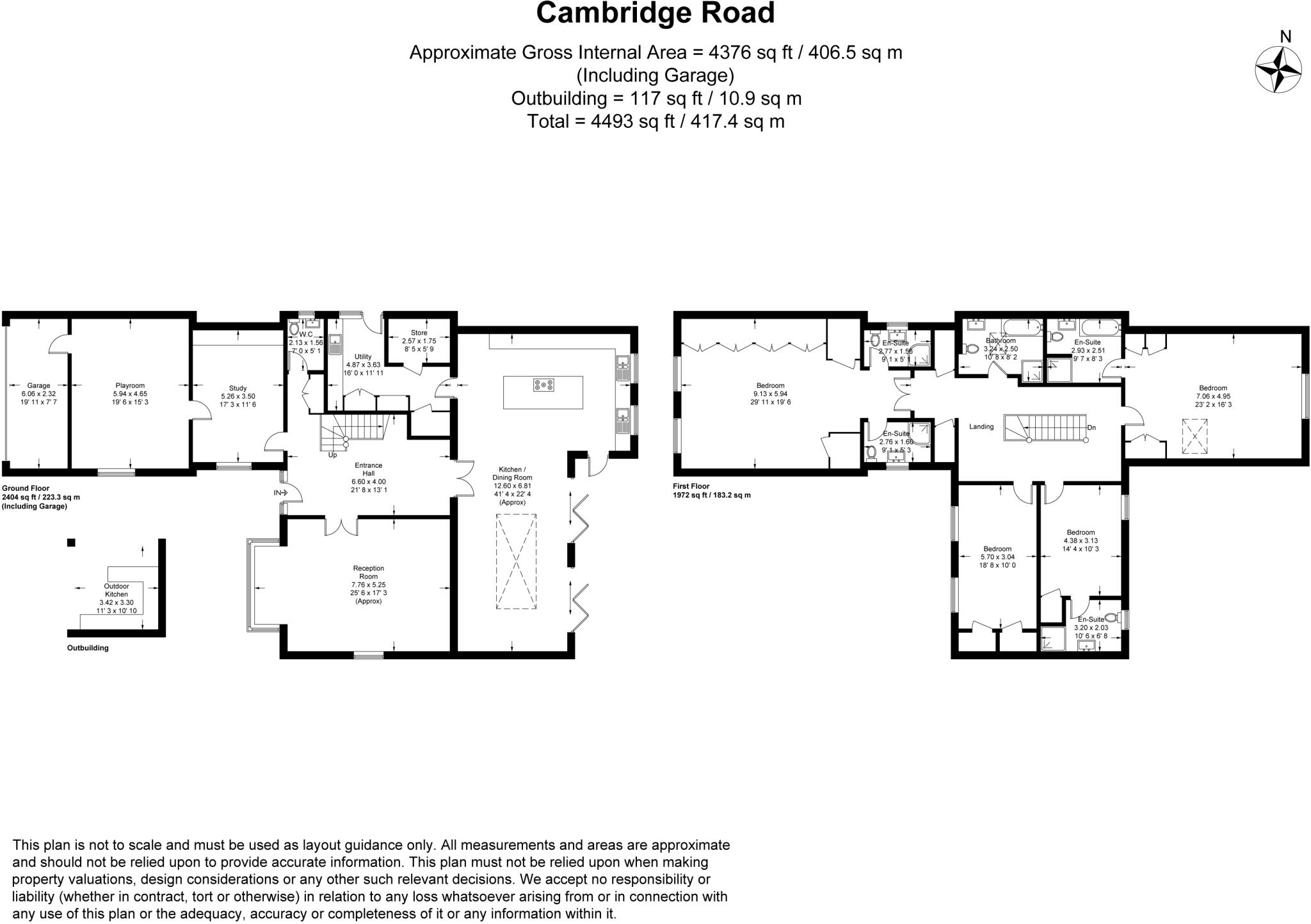 Cambridge Road, Ugley, Bishop's Stortford, Essex, CM22 floorplan