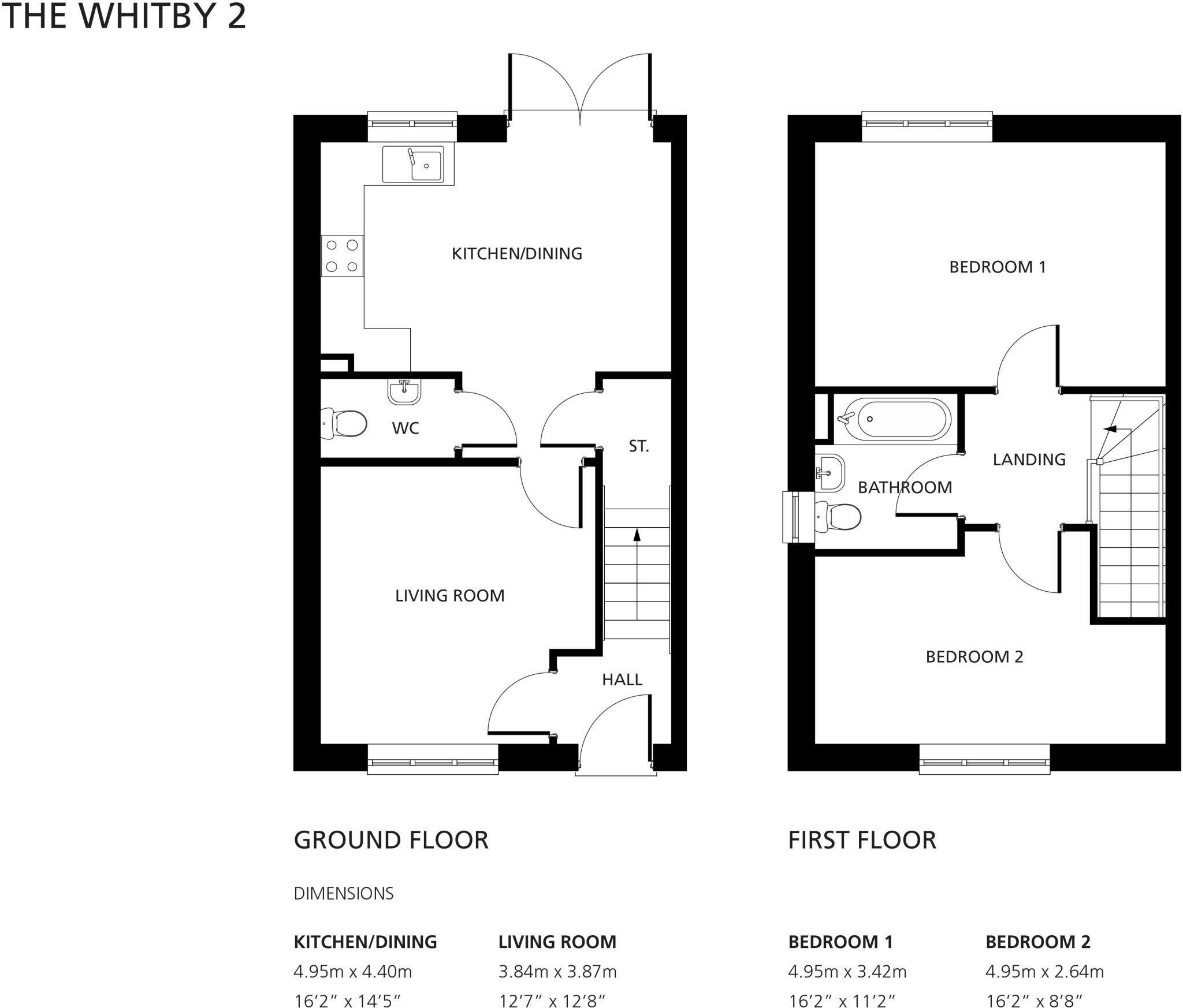 Plot 100, Sorrel Lane, Wixams, Bedfordshire, Wixams, Bedfordshire, Bedfordshire, MK45 3XH floorplan