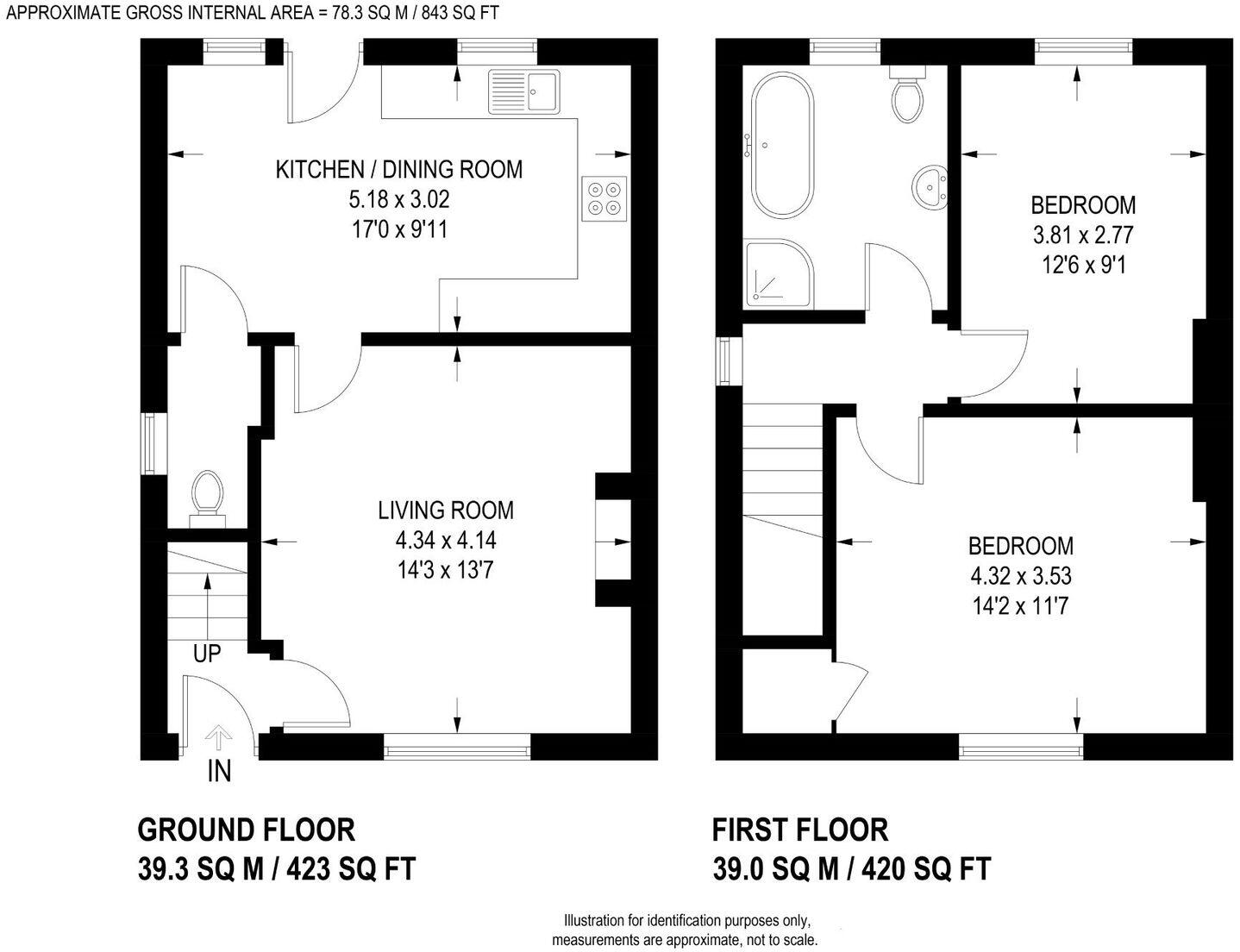 The Common, Crich, Matlock floorplan