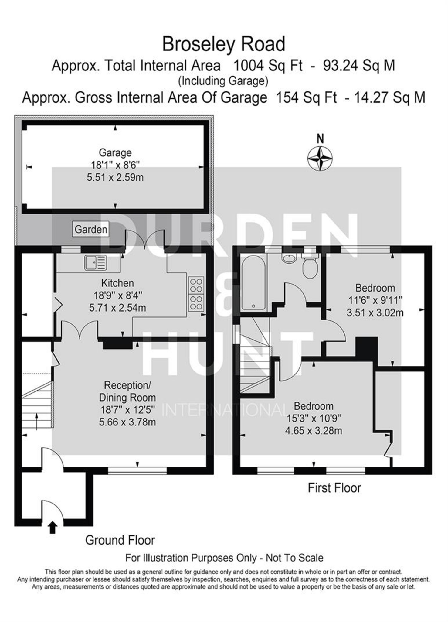 Broseley Road, Romford, RM3 floorplan