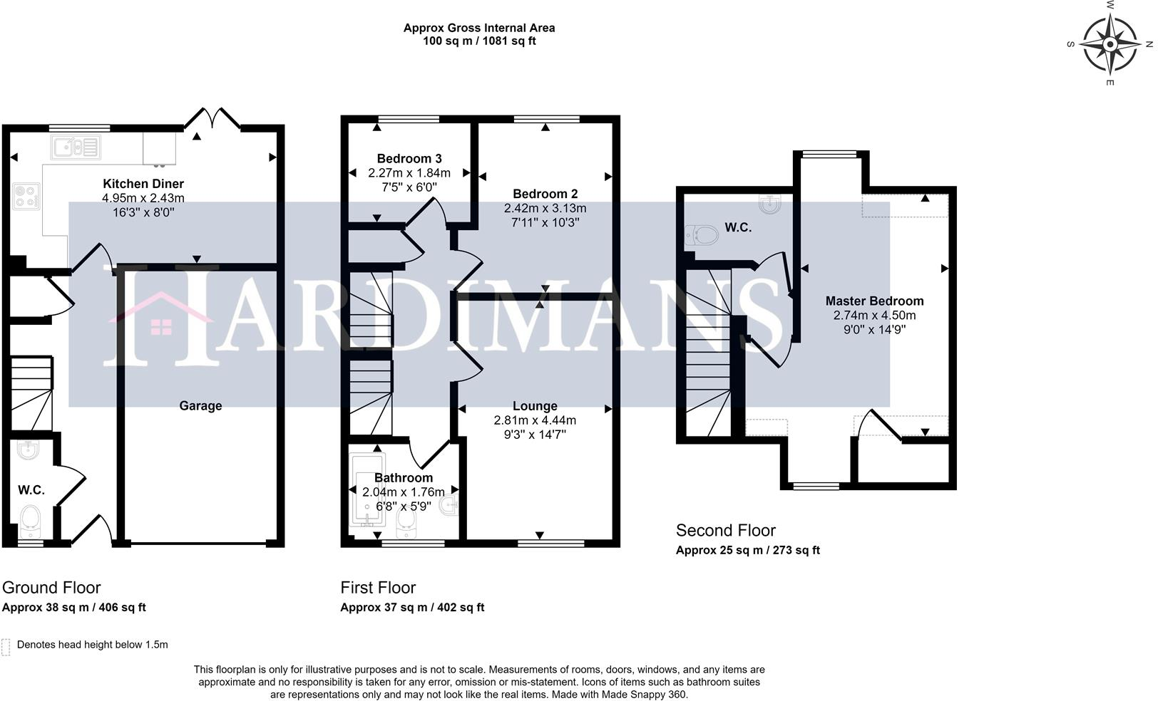 Broad Fleet Close, Oulton, Lowestoft floorplan