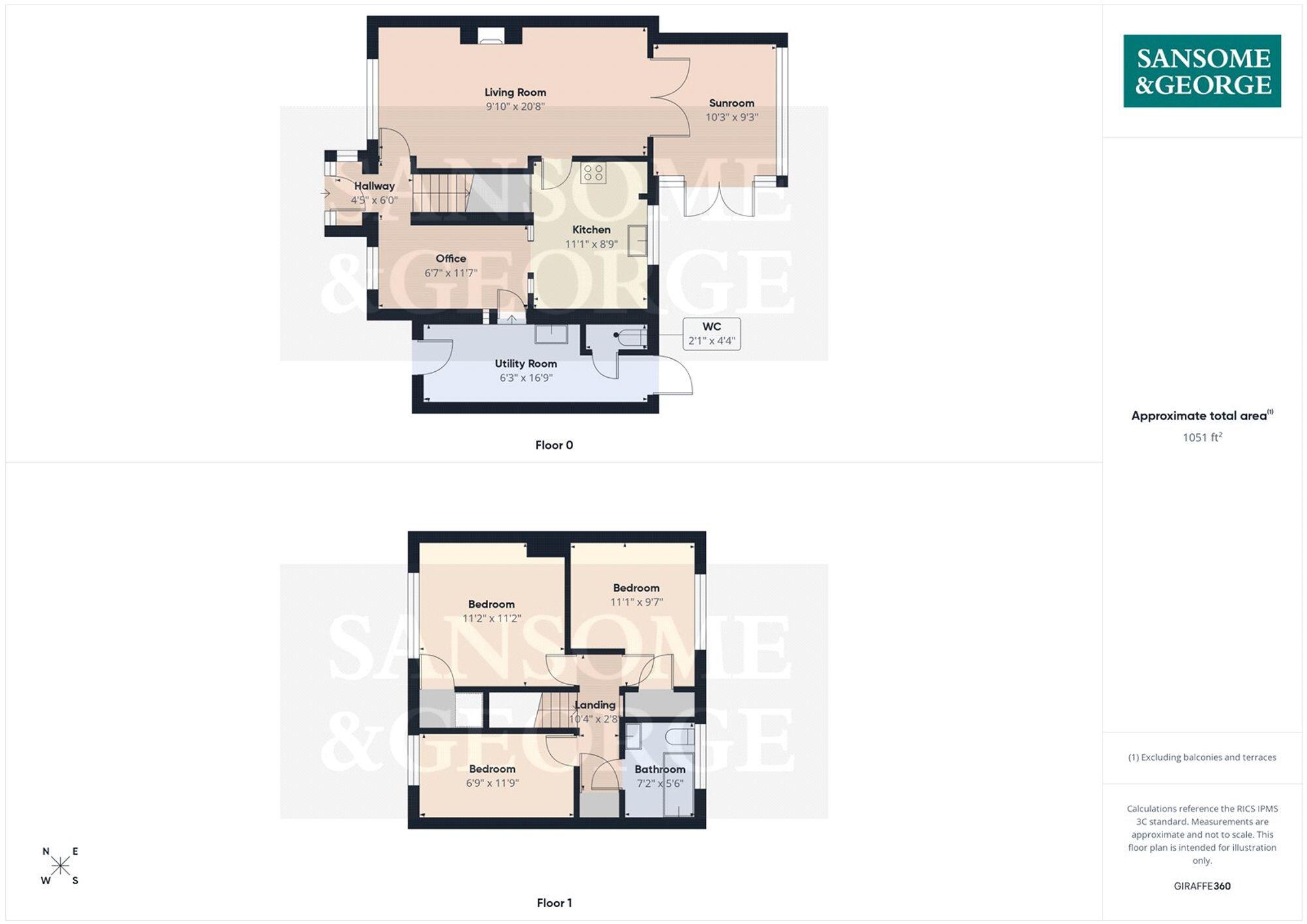 Coley Avenue, Reading, RG1 floorplan