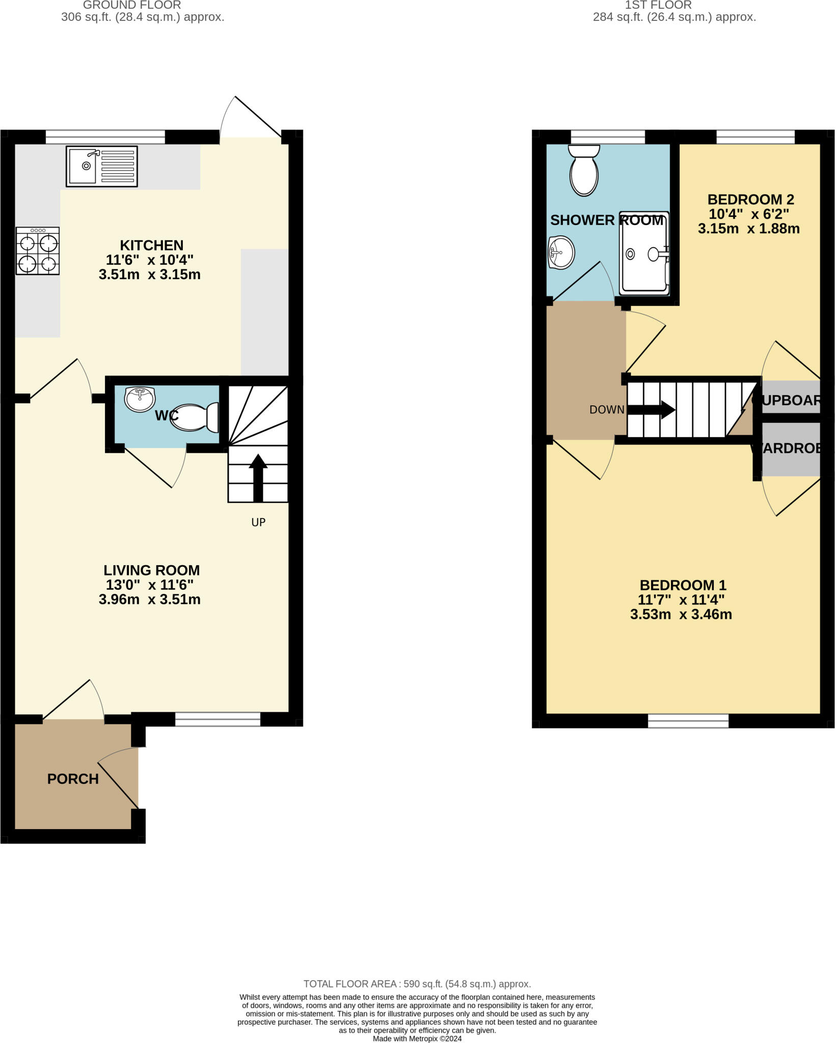 Goose Green, Flitwick, Bedfordshire, MK45 floorplan