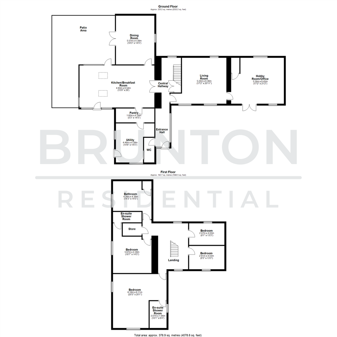 Boat Road, Bellingham, Hexham, NE48 floorplan