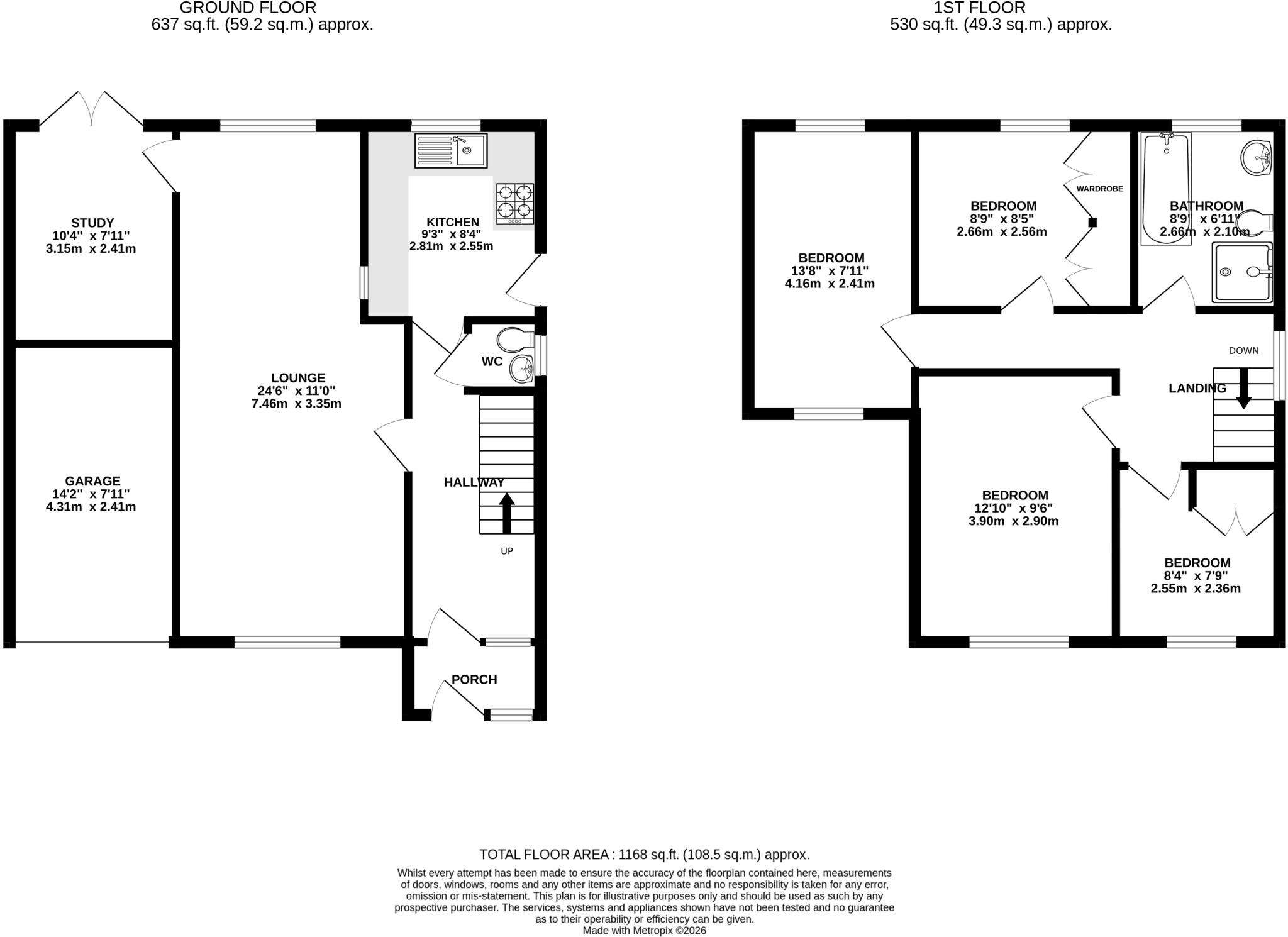 Walton Drive, Keyworth, Nottingham floorplan