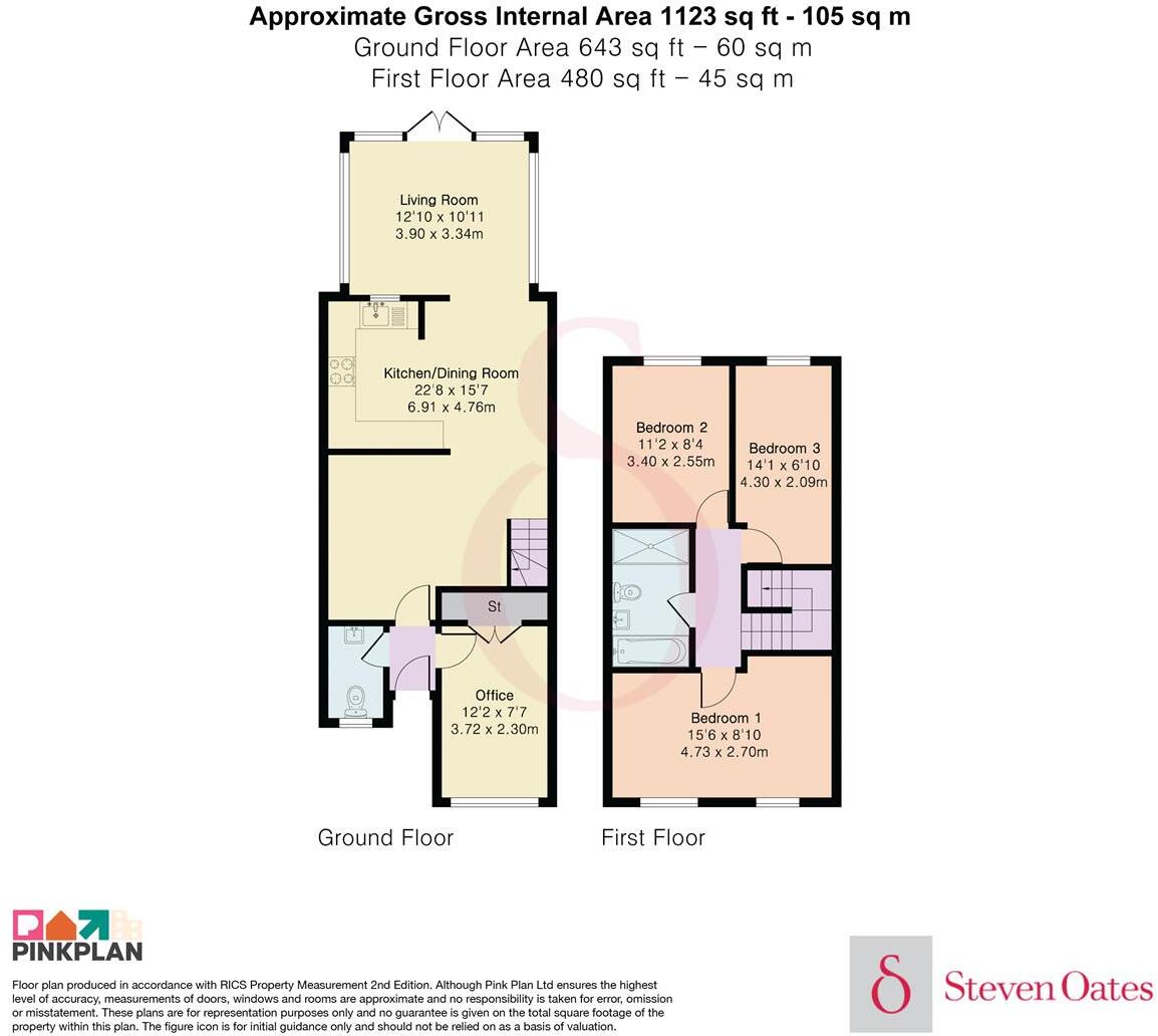 Glovers Close, Hertford floorplan