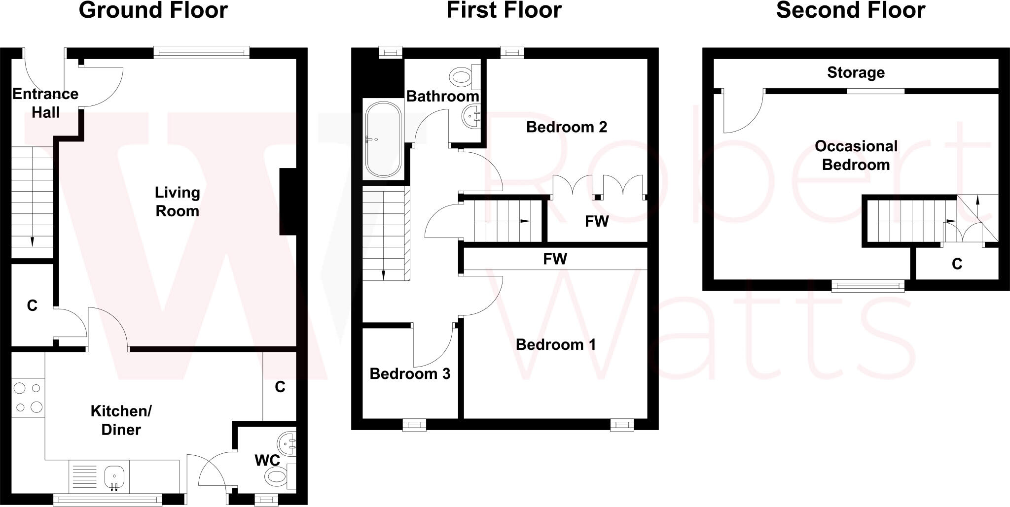 Moorfield View, Lower Common, Roberttown, Liversedge, WF15 floorplan