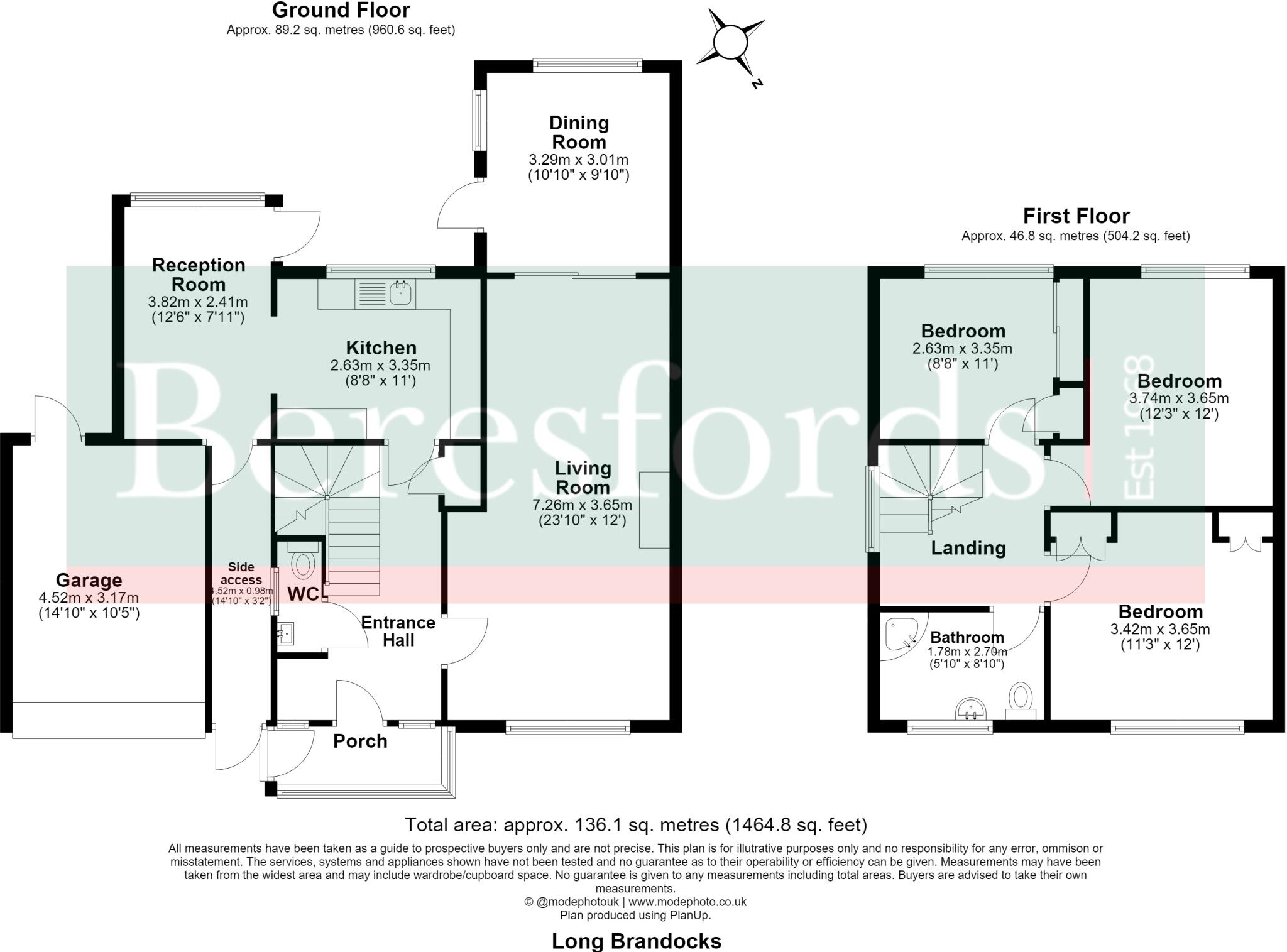 Long Brandocks, Writtle, CM1 floorplan