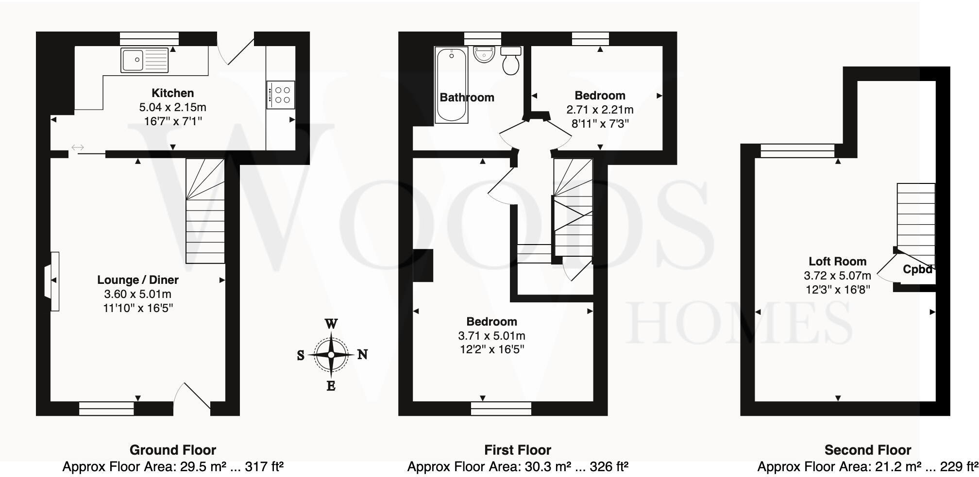 Woodway Street, Chudleigh, Newton Abbot floorplan