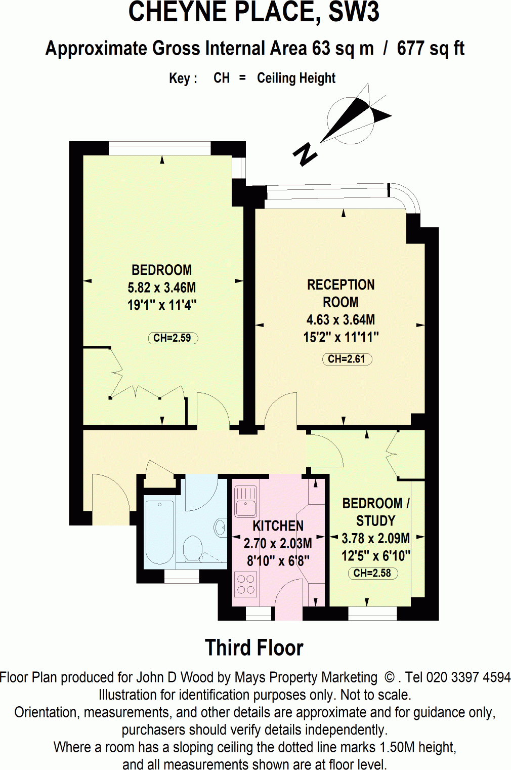 Cheyne Place, Chelsea, SW3 floorplan
