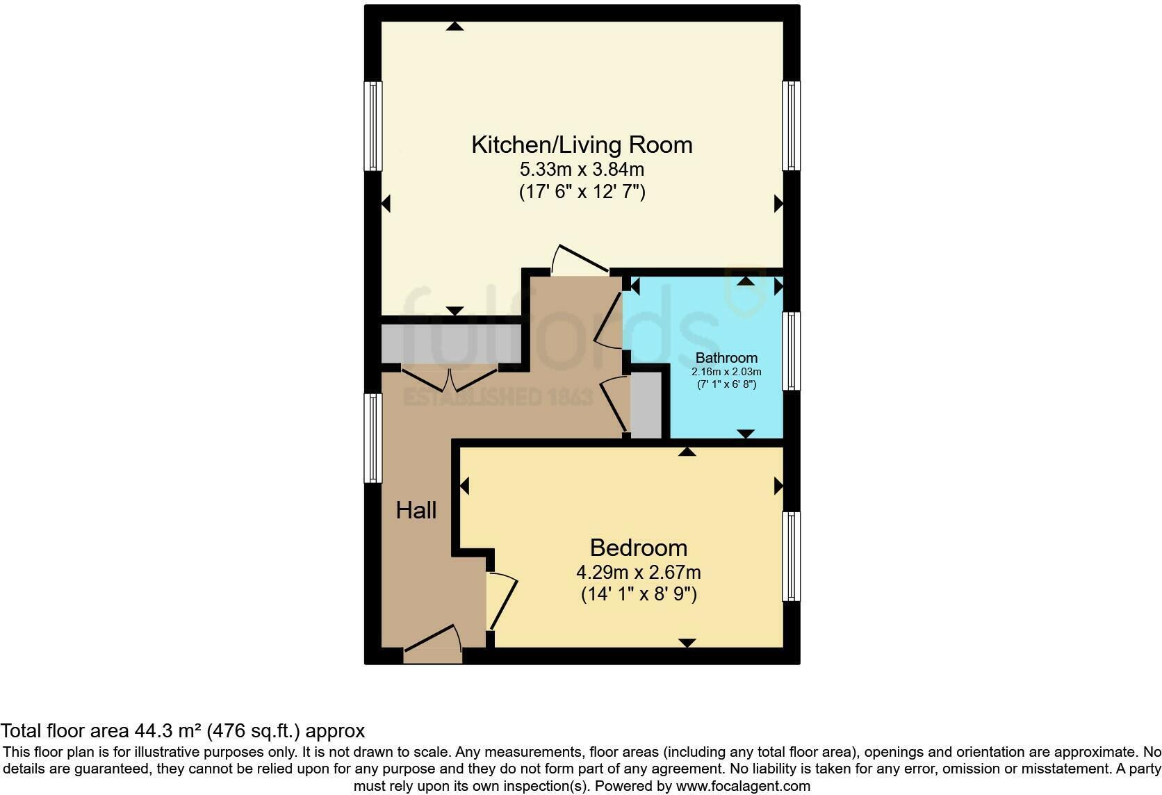 Kingfisher Rise, Cranbrook, EX5 7GL floorplan