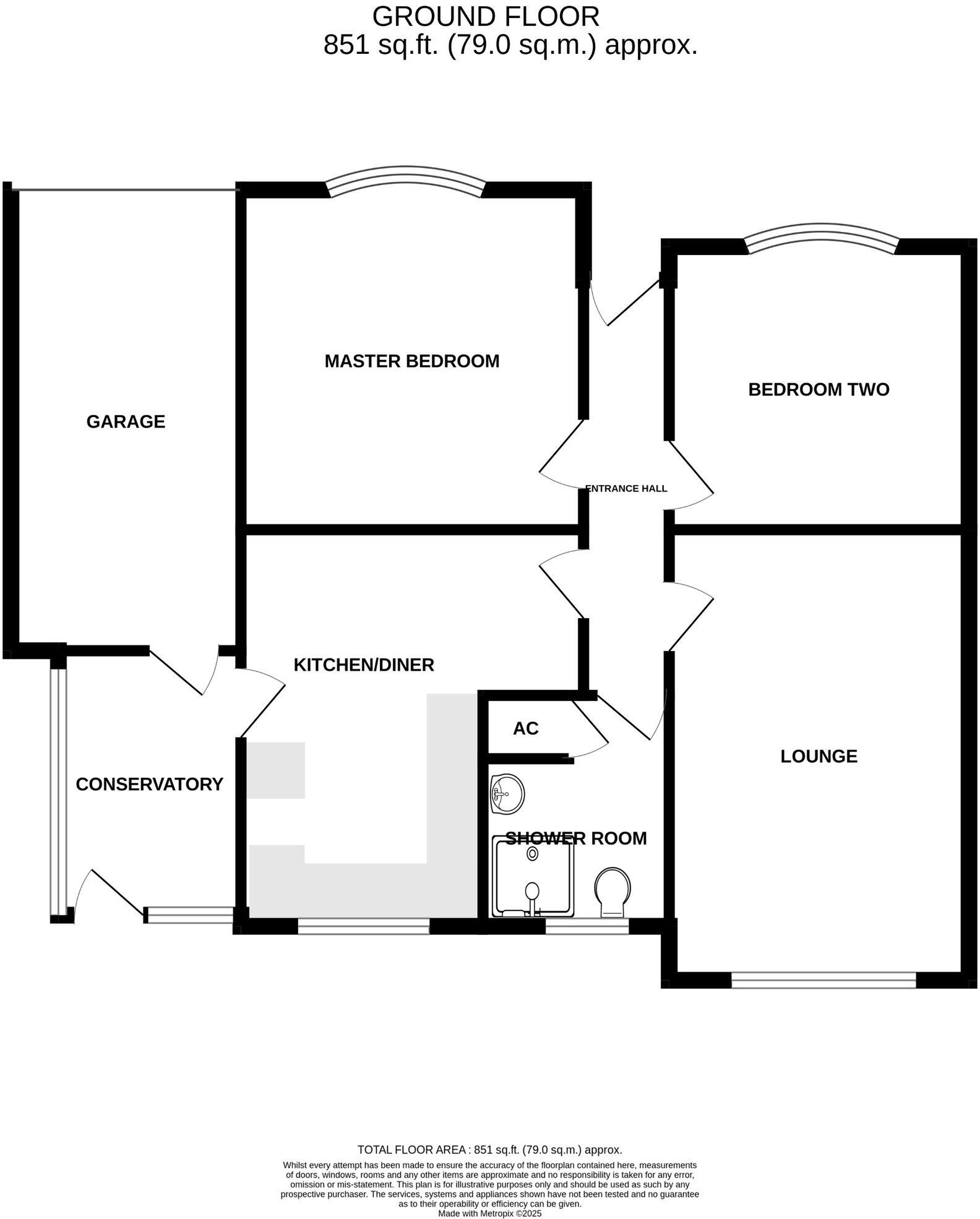 Midway Road, Midway, DE11 floorplan