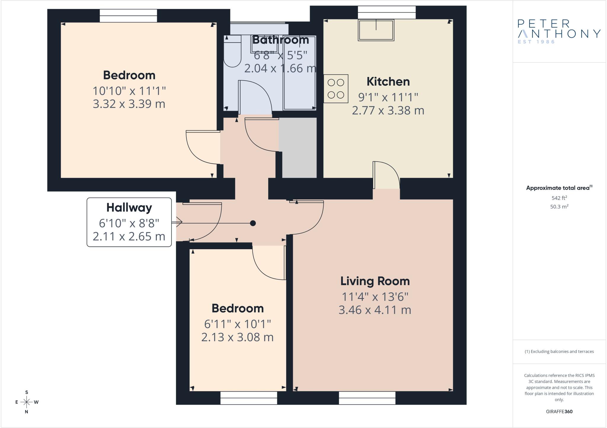 Hepburn Court, Monroe Close, Salford, M6 floorplan