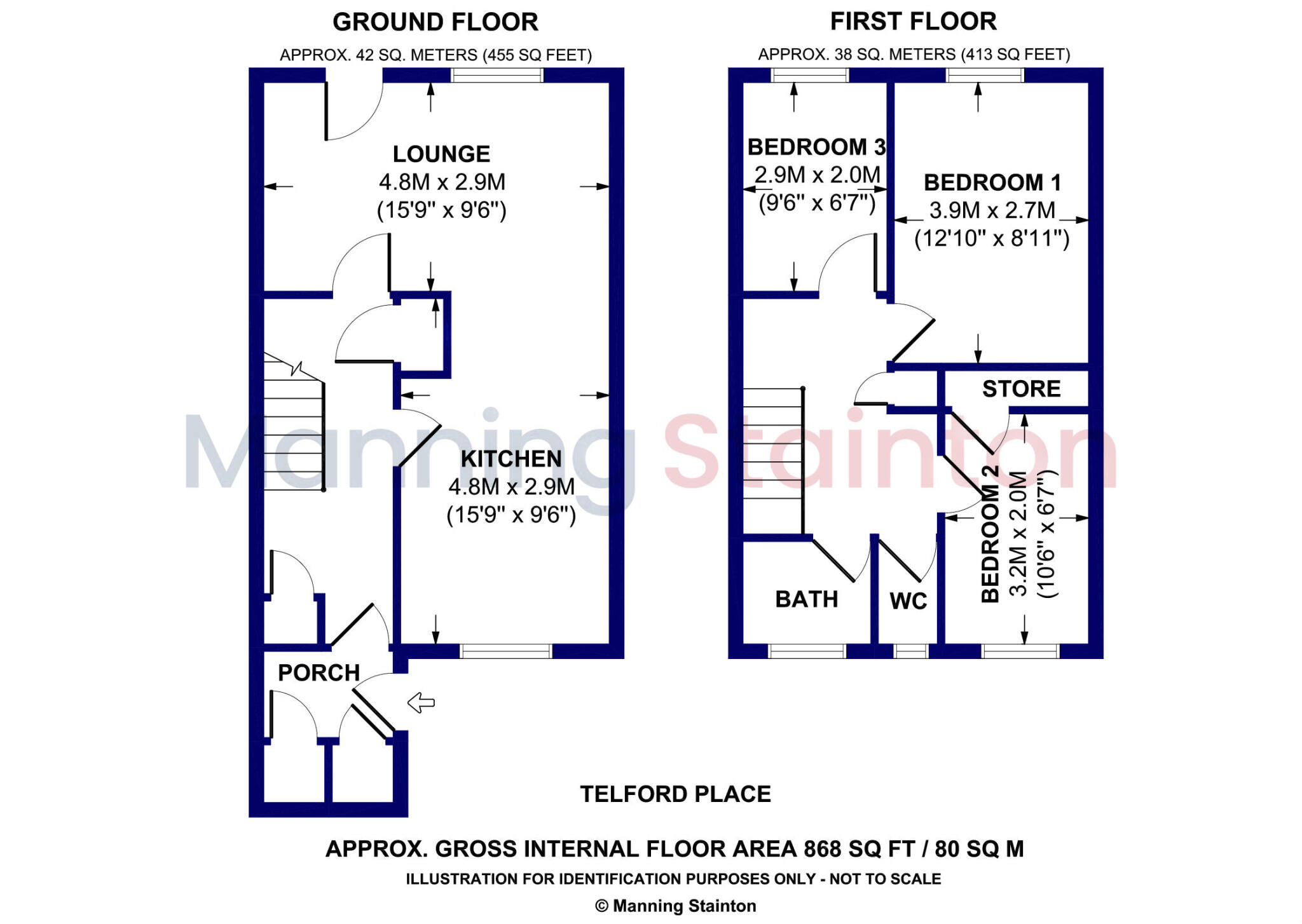 Telford Place, Leeds, West Yorkshire floorplan