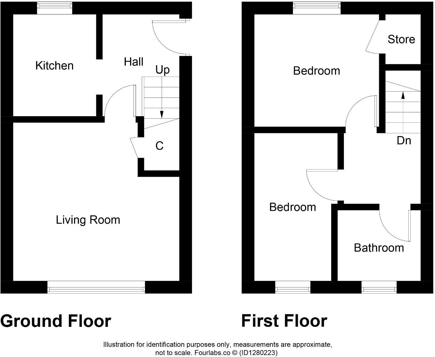 49 Highfield, Forbeshill, Forres, Moray IV36 1FN floorplan