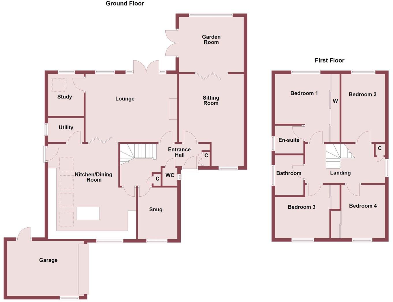 Birkenhead Road, Willaston, Neston floorplan