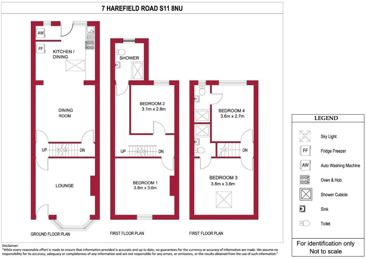 7 Harefield Road, Ecclesall floorplan