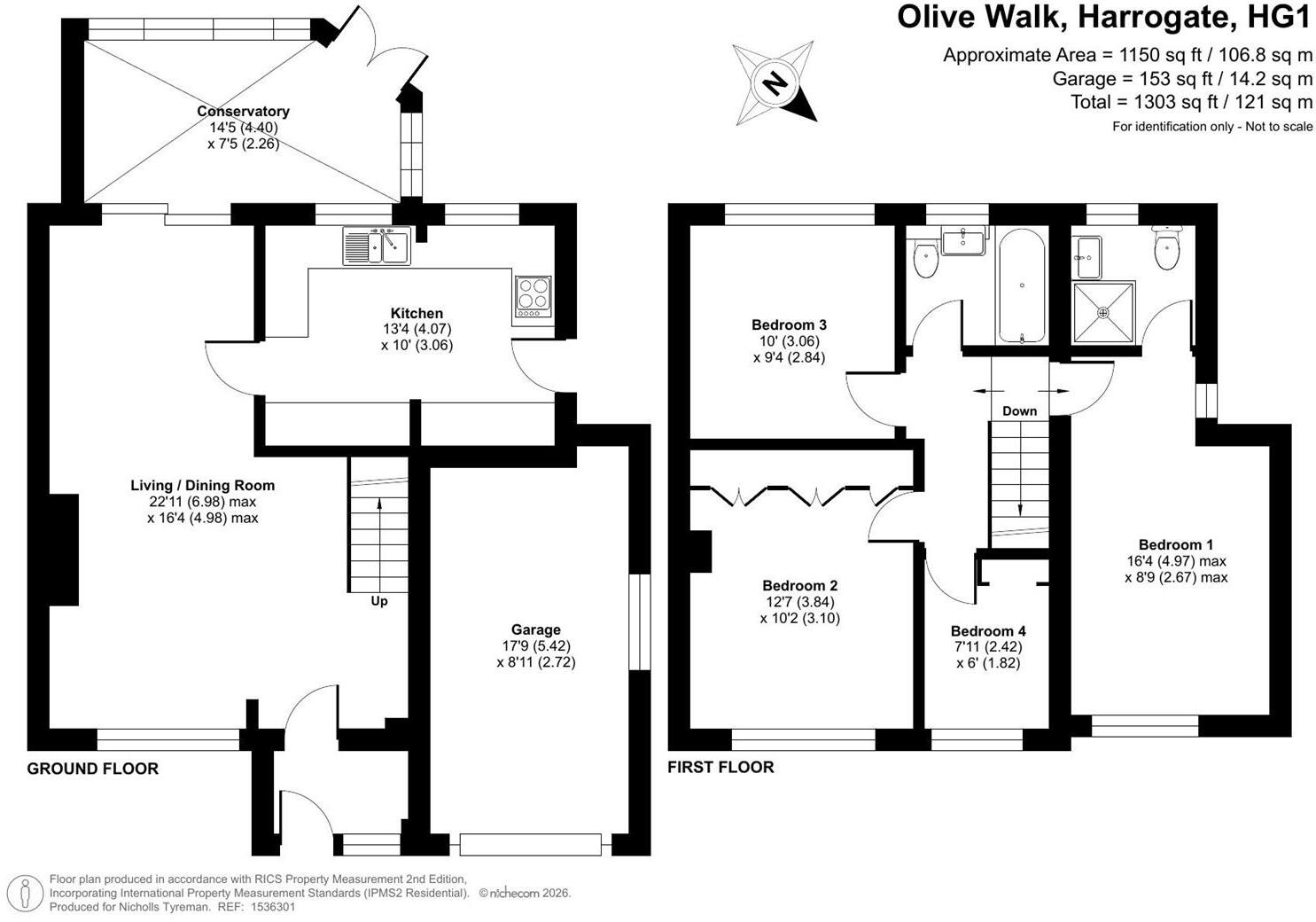 Olive Walk, Harrogate floorplan