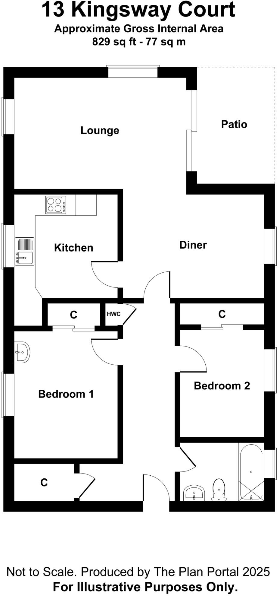 Kingsway Gardens, Hiltingbury, Chandler's Ford, SO53 floorplan