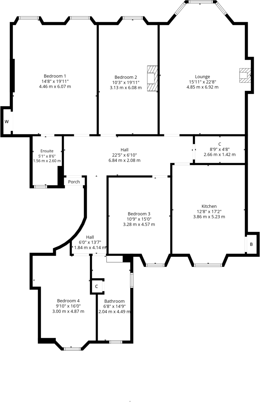 2/2 8 Dowanside Road, Dowanhill, G12 9DA floorplan