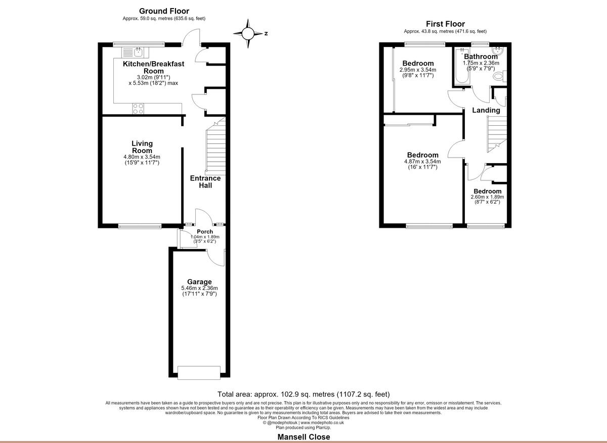Mansell Close, Leigh-on-sea, SS9 floorplan