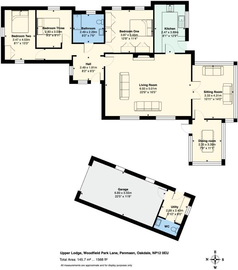 Woodfield Park Lane, Penmaen floorplan