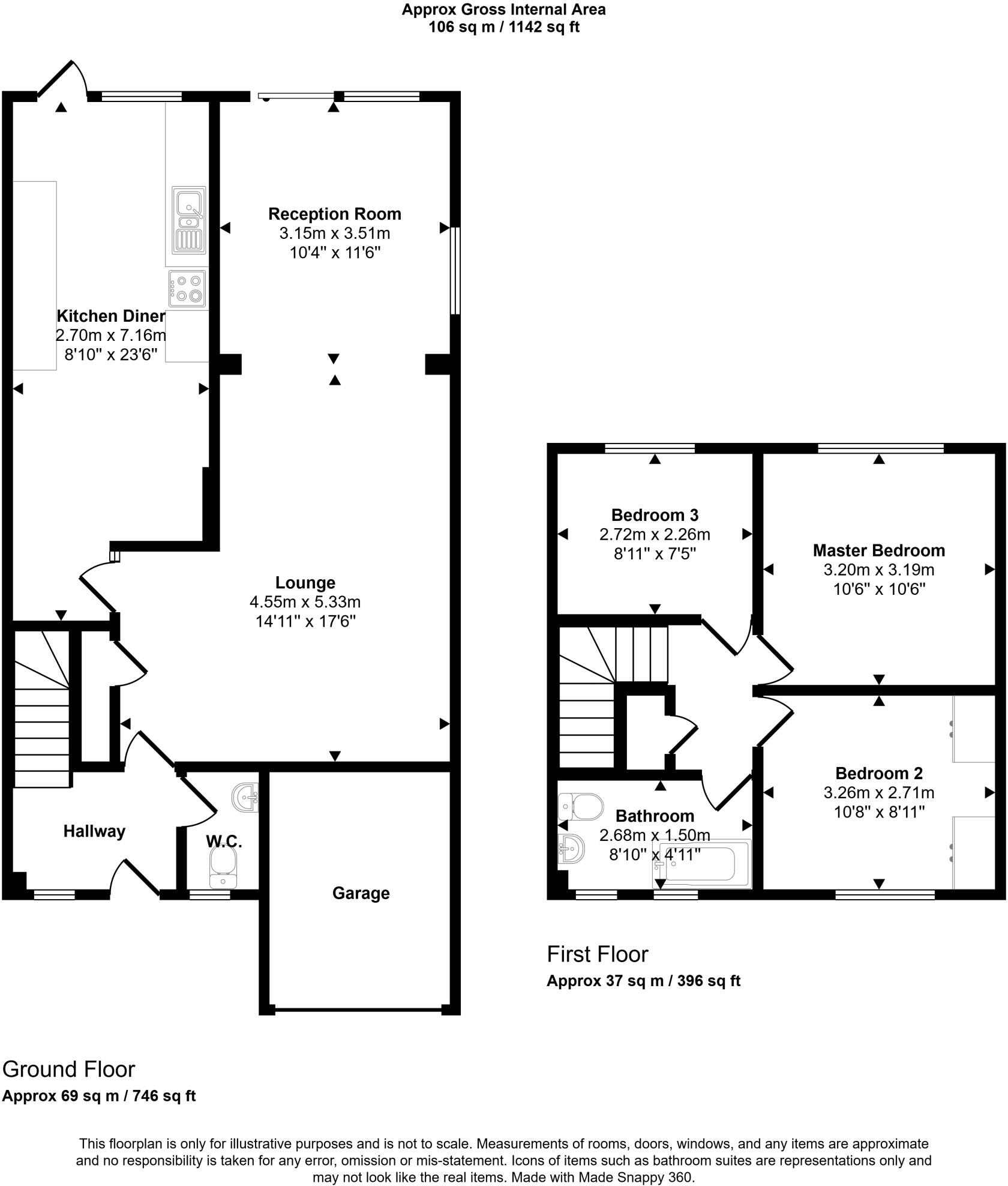 Chart Place,  Gillingham, ME8 floorplan