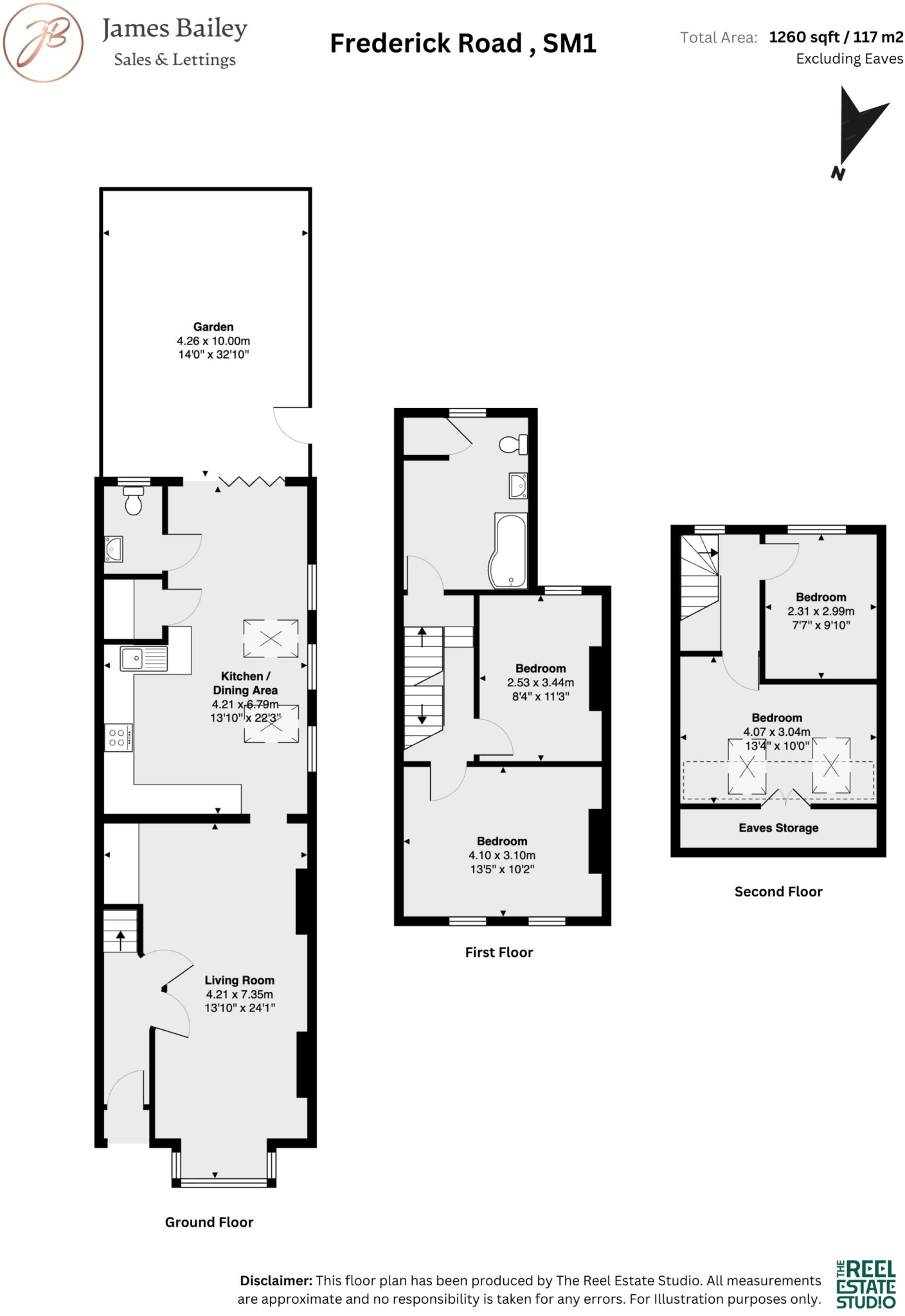 Frederick Road, Cheam, SM1 floorplan