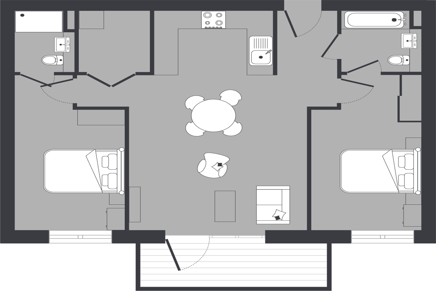 2 bed, 8th floor, Tern, Pelican House, Barking, IG11 floorplan