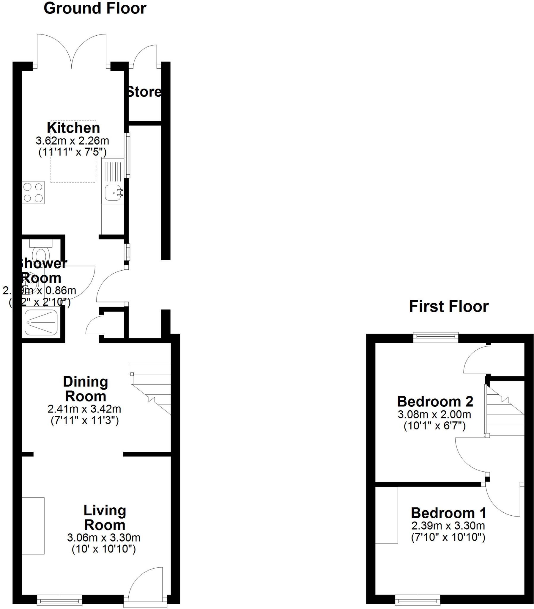 8, Spital Walk, Boughton, Chester floorplan