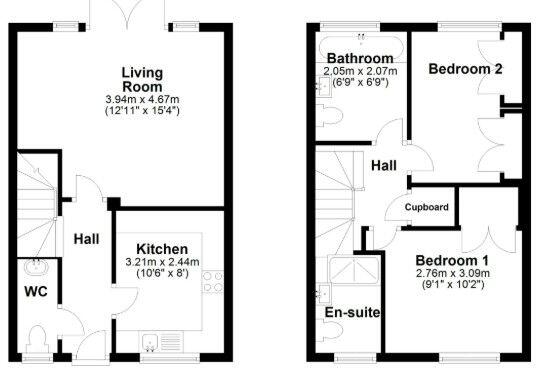 Fortuna Road, Blunsdon, Swindon, SN26 7AT floorplan
