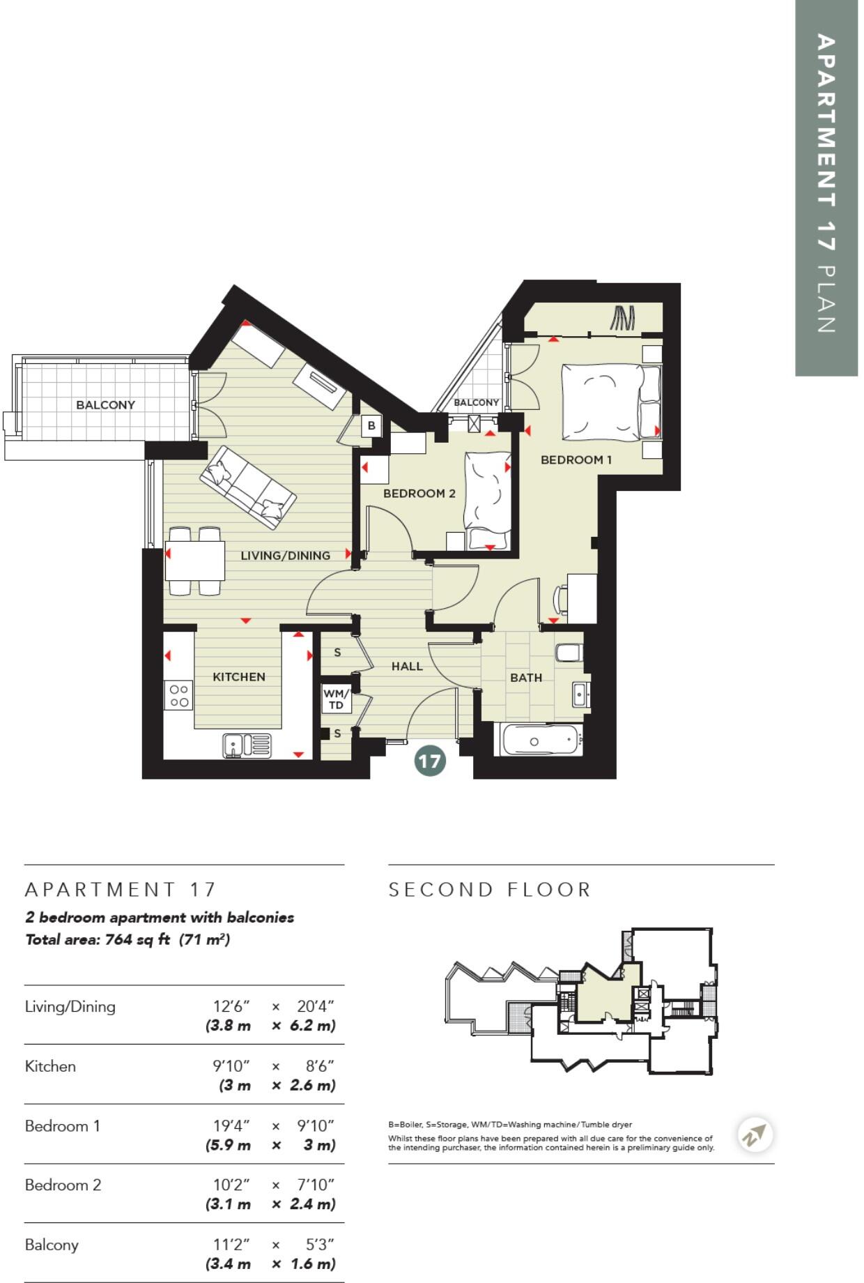 Darlaston Road, London, SW19 floorplan