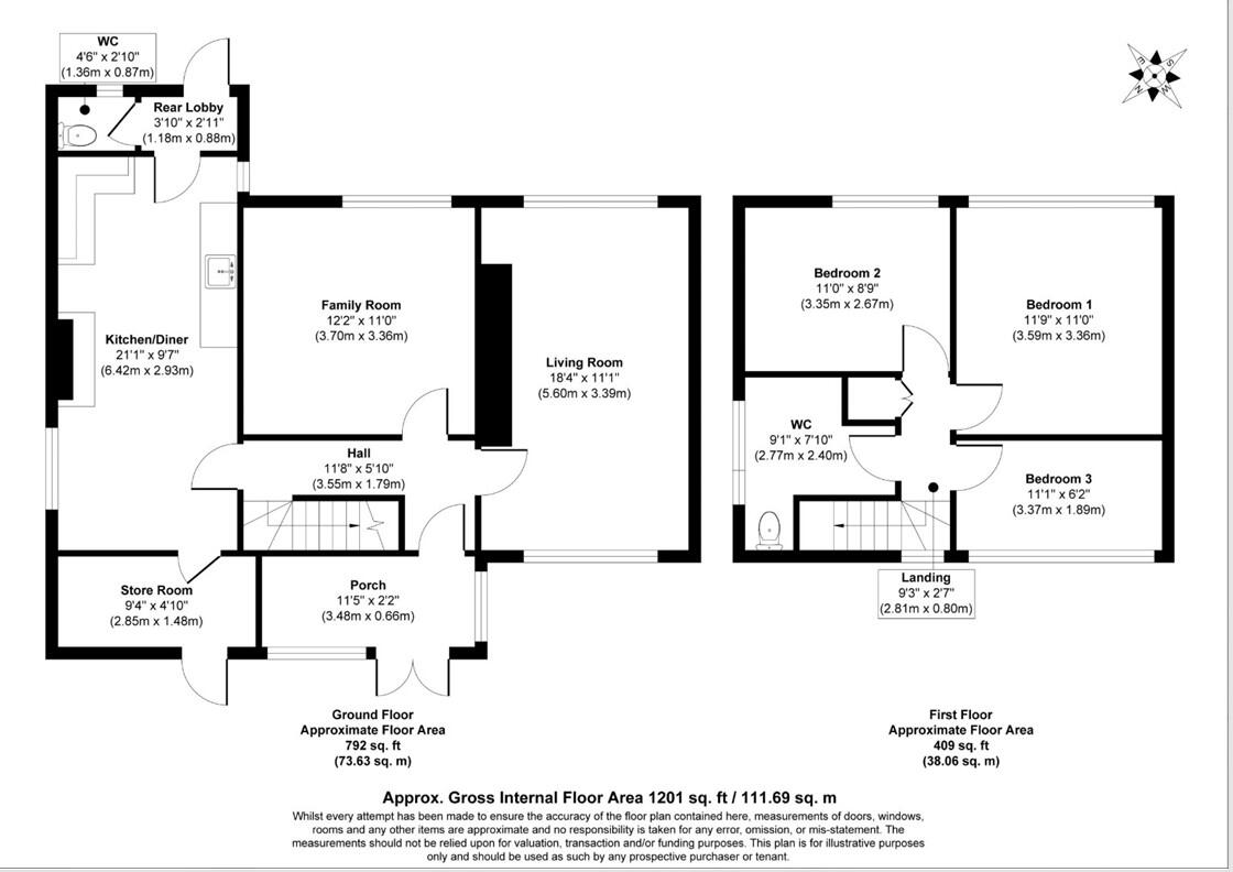 4 The Haverlands, Gonerby Hill Foot, Grantham NG31 8HB floorplan