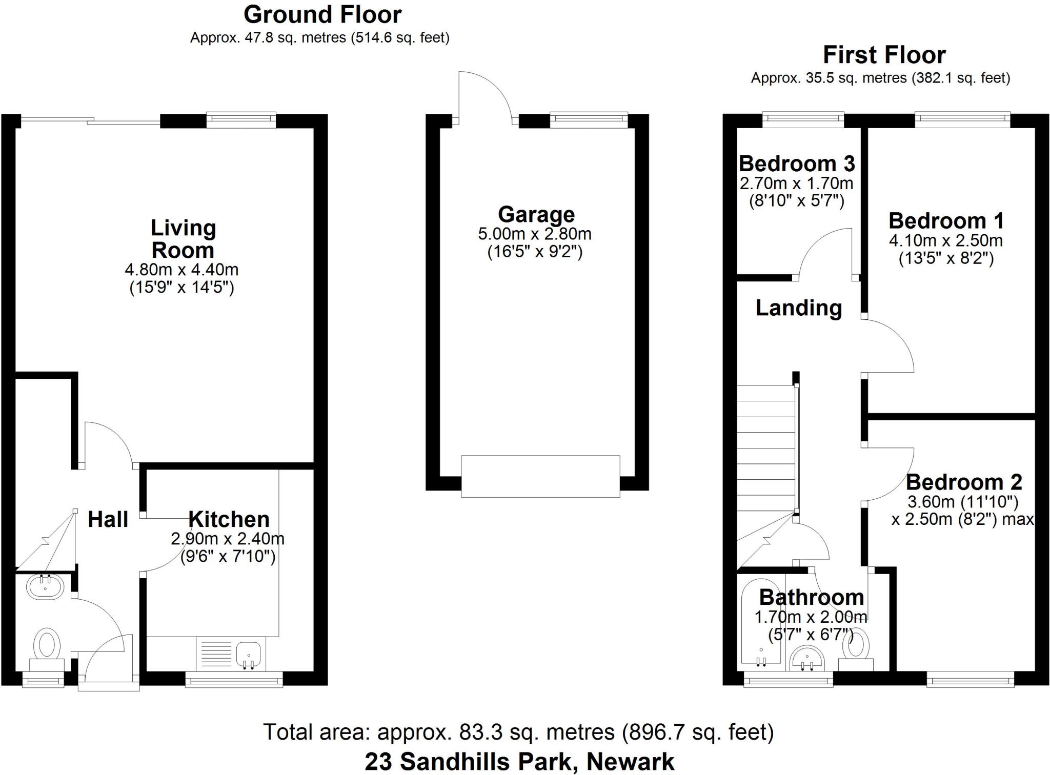 Sandhills Park, Newark floorplan